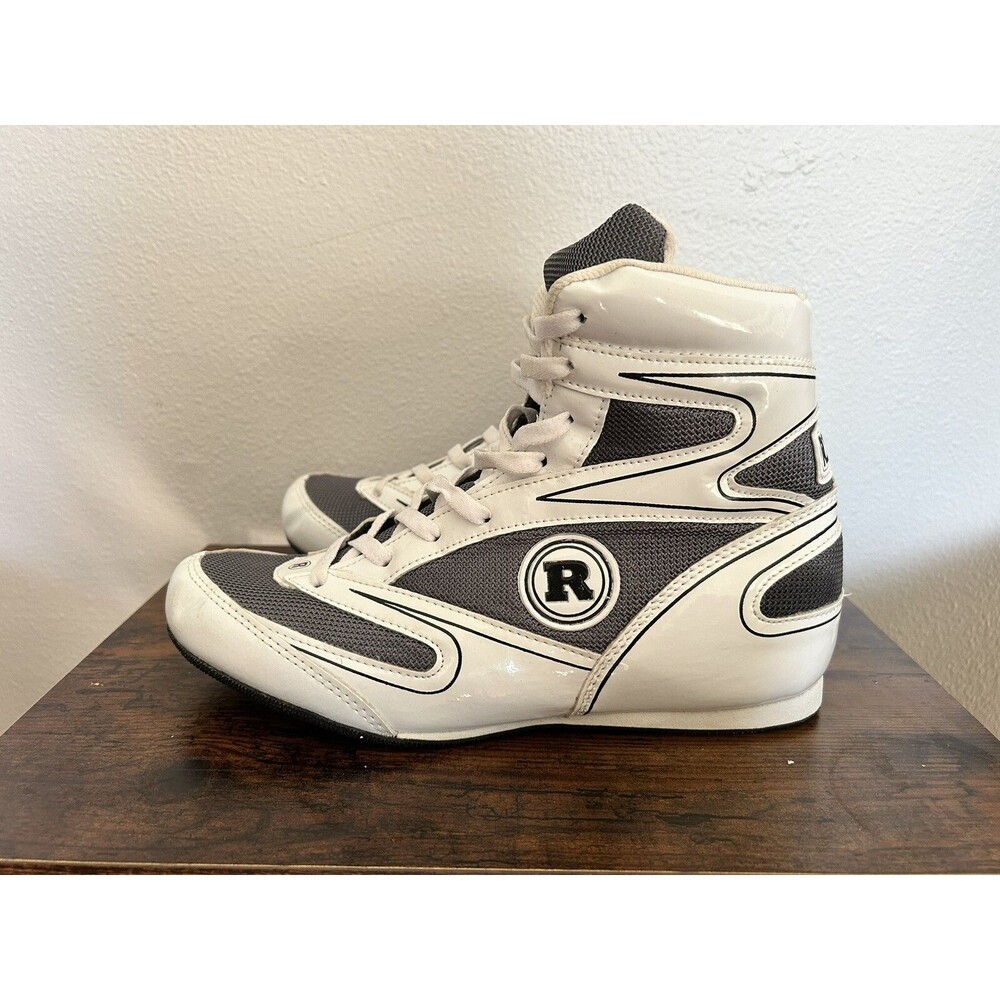 NWOB Ringside Diablo Shoe Size 8 Lo-Top Low Top Boxing Shoes Boots - White